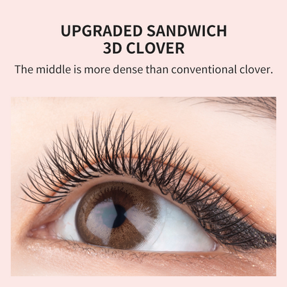 NATUHANA New 3DW Shape Eyelash Extension 3D Premade Volume Fan Lashes W Style Lashes Faux Mink Volume Lashes Korean makeup