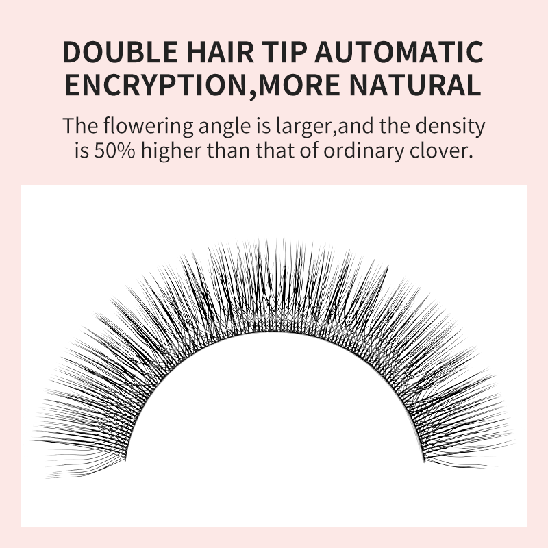 NATUHANA New 3DW Shape Eyelash Extension 3D Premade Volume Fan Lashes W Style Lashes Faux Mink Volume Lashes Korean makeup